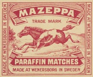 Mazeppa MATCHBOX LABELS