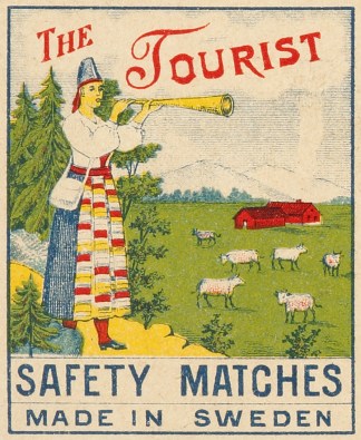 The Tourist MATCHBOX LABELS