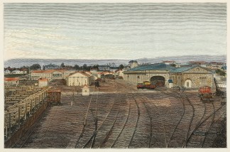 Entrance to Railway Station. Adelaide Entrance to Railway Station. Adelaide