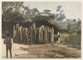 Native Drums in the New Hebrides.