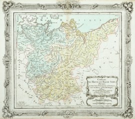 Cercles De Haute et Basse Saxe, Divisee en toutes leusr Principautes et Provinces, tant Seculieres qu Ecclesiastiques