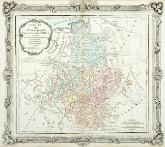 Cercles de Westphalie Haut et Bas Rhin Germany