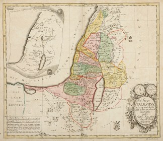 Tabula Geographica Palaestinae MIDDLE EAST