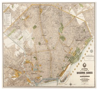 Plano de la Ciuad de Buenos Aires Alredo… Town Plans