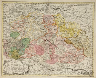 Tab: Geogr. circ. Franconiae Dimid Saxon… Germany
