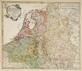 Mappa Geograph. Circuli Westphalici, Rhe… Low Countries