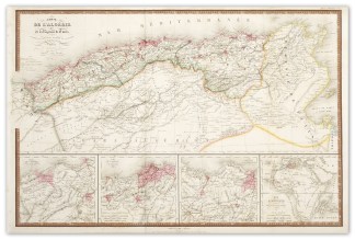 Carte de L’Afrique et de  la Regen… Africa Countries