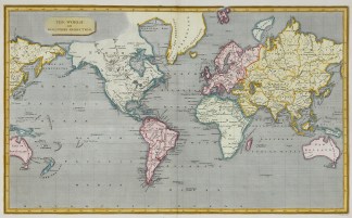 The World on Mercators Projection. WORLD