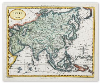 Carte D’Asie Asia (General)