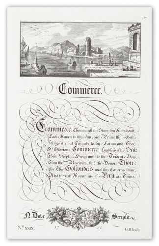 Commerce Calligraphy - Bickham's Penman