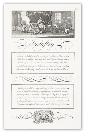 Industry Calligraphy - Bickham's Penman