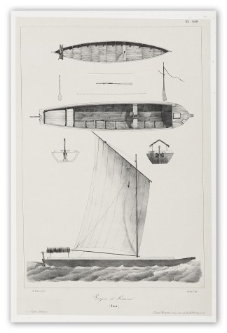 Pirogues de Batavia. Indonesia, East Indies, Celebes