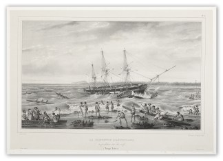 La Corvette L’Astrolabe en perditi… PACIFIC La Corvette L’Astrolabe en perditi… PACIFIC