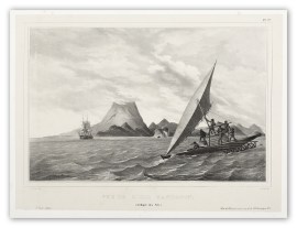 Vue De L'Ile Kandabon, (Archipel des Viti.)