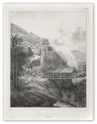 Chute de la Rivière de Tondano (Iles Cel… Indonesia, East Indies, Celebes