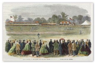 Cricket Match at Melbourne Between the A… Cricket