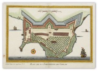 Plan de la Forteresse De Coylan India