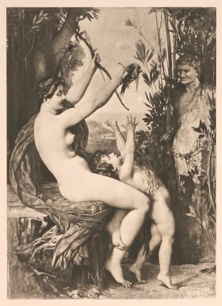 Nymph and Bacchus Mythology