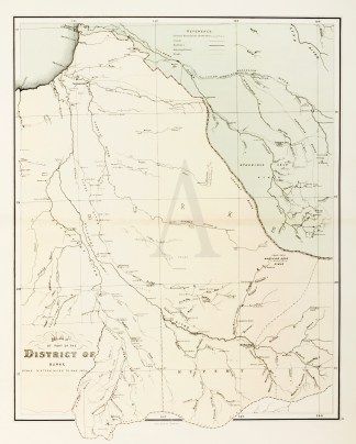 Map of part of the District of Burke. Queensland