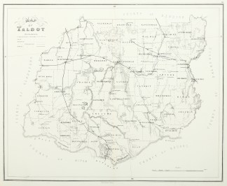 Map of Talbot Victoria