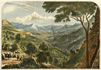 View of the Araluen Valley Gold Fields. Regional