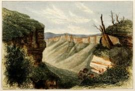 Lion Rock, Near Govett’s Leap, New South Wales. NSW - Country Lion Rock, Near Govett's Leap, New South Wales.