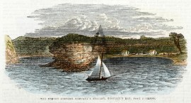 The Sydney Fishery Company's Station, Brothers Bay, Port Jackson.