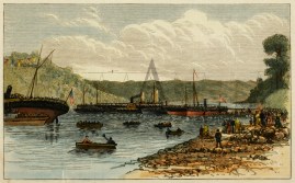 The Australian Blondin Crossing Middle Harbour, Sydney.