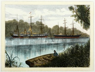 The Steamer Omeo at the Roper River Depo… Queensland