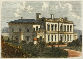 Government House, Auckland, Lately Occupied by Sir George Grey.