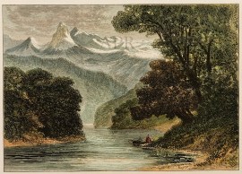 The Mararoa River and Mount Richmond, Otago.