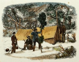 Camping out on the west coast between Christchurch and Hokitita, N.Z.