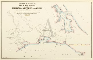 Map Shewing the Position of the Coal &am… NEW ZEALAND