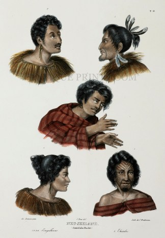 Neu-Seeland (Astrolabs-Bucht) 1.2.3.4 Ei… Maori