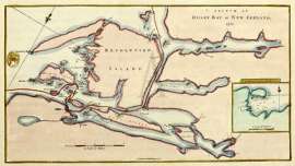 Reduced Fac-simile of a Chart Prepared by Wm. Hodges during the Voyage.