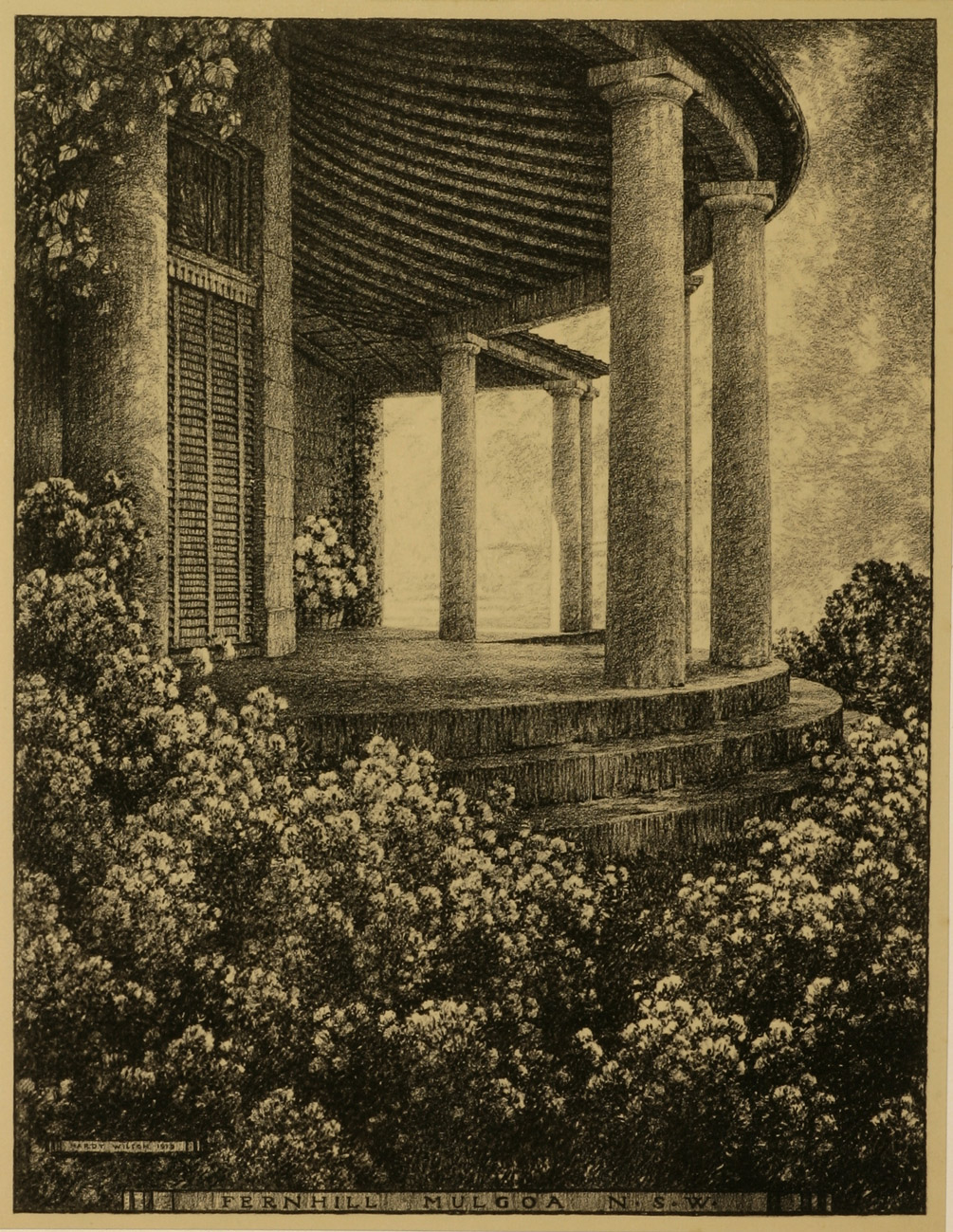 Fernhill Mulgoa N.S.W. - Vintage Print from 1924