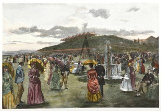 On the Lawn – Melbourne Cup. Equestrian