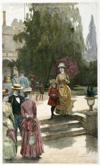 On the Lawn at Government House, Sydney. Sydney