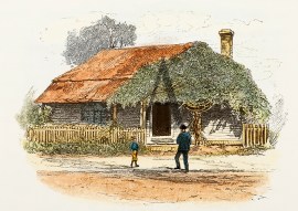 The First House in Brisbane. Queensland