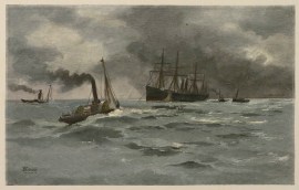 A Mail Steamer Off Glenelg.