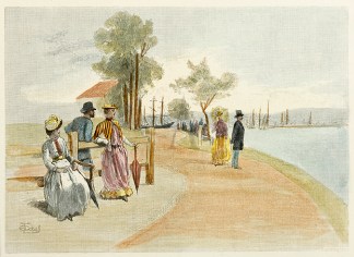 On the Esplanade. Tasmania