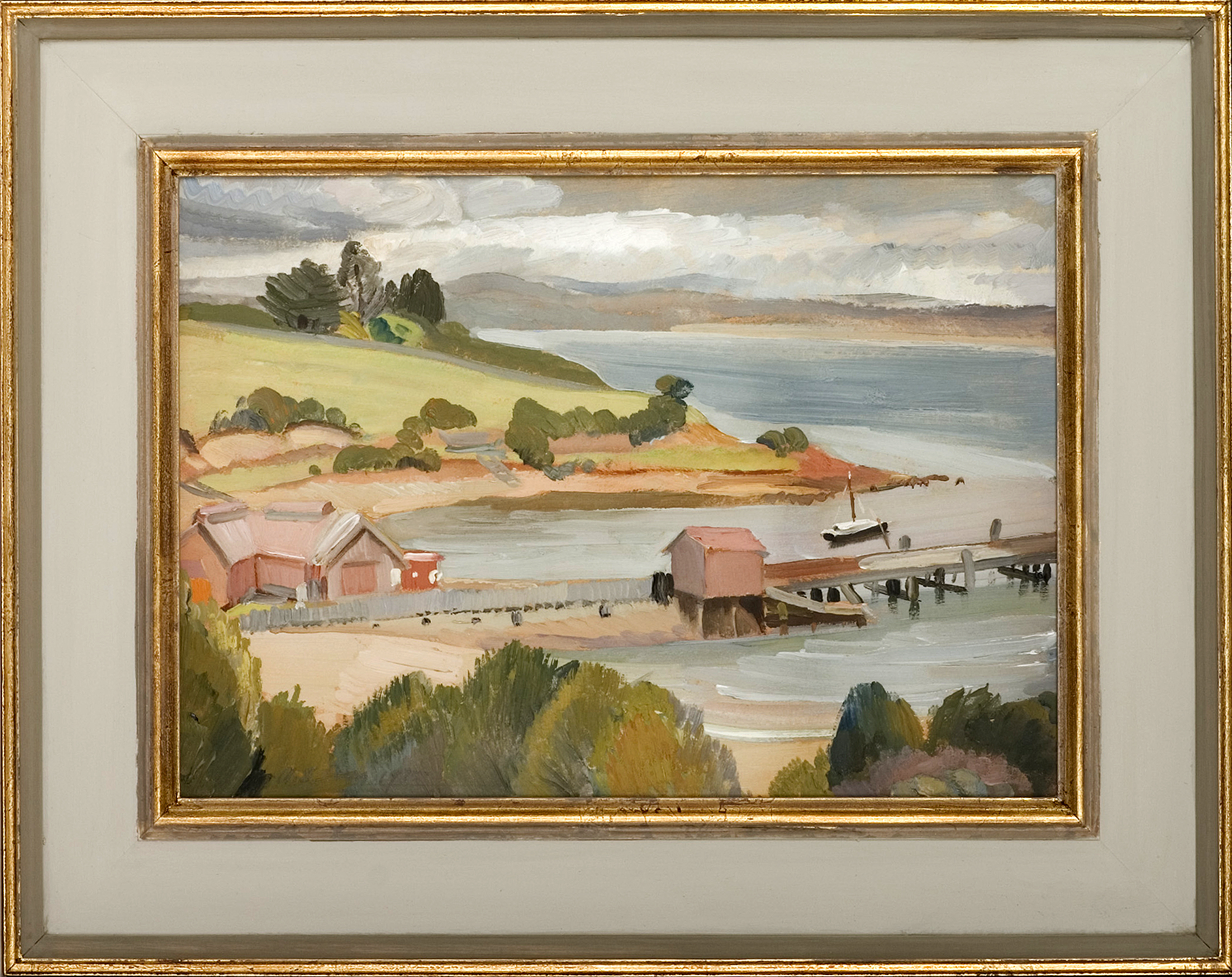 Eden, South Coast NSW - Vintage Painting from 1935