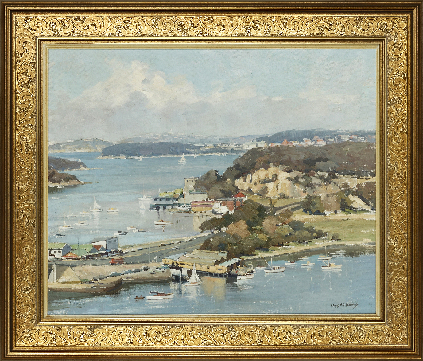 The Spit, Sydney - Antique Painting from 