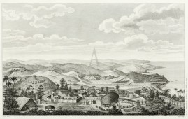 Fete Donnee au general Dentrecasteauz par Toubau, roi des Iles Des Amis.