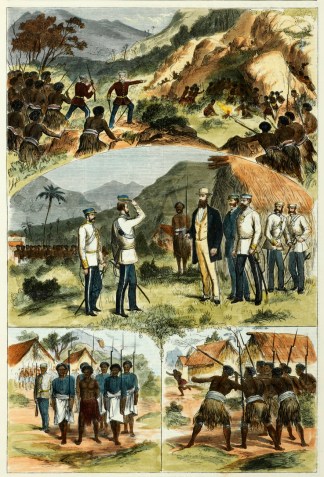 Defeat of the Cannibal Tribes of Fiji. PACIFIC