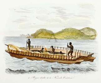 Pirogue double de la Nouvelle Caledonie PACIFIC