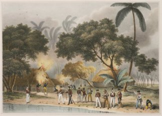 Incendie Des Cabanes du Chef Tahofa, sur… PACIFIC