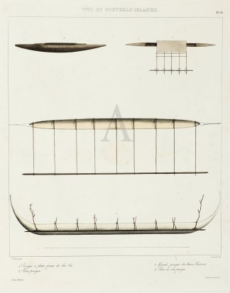 Viti et Nouvelle- Ireland, Pirogue a lat… PACIFIC