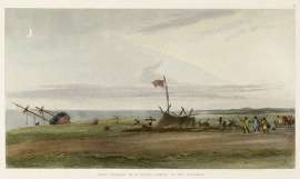 River Wanhihu with Mount Egmont in the Distance