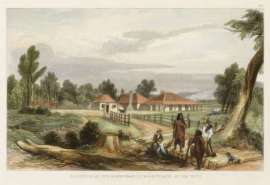 Residence of the Hon Francis Molesworth at the Hutt